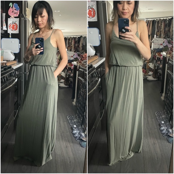 Boho Minimalist Cami Pocket Maxi Dress - Picture 3 of 14